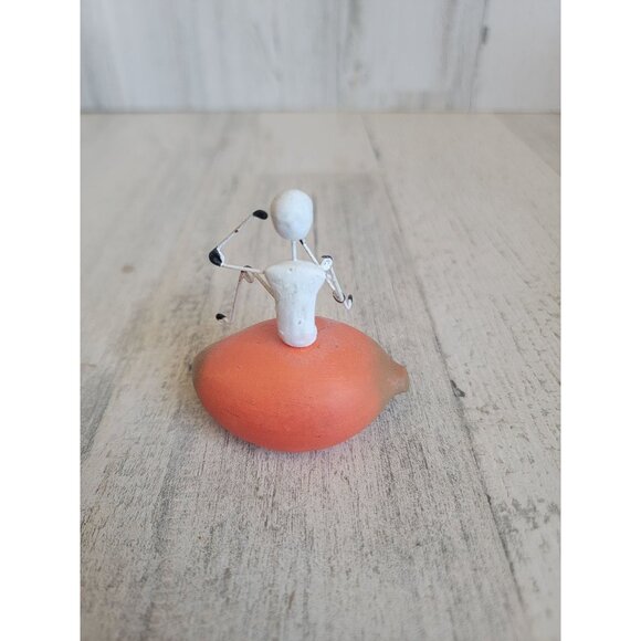 Unique Halloween Day of Dead skeleton mango home decor figure - Picture 4 of 7